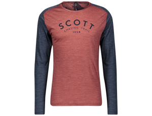 Scott Shirt M`s Trail Flow Merino l/sl Sykkeltrøye med lang arm 